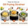 Fine Mesh Kitchen Strainer – Compact Size with Strong Handle