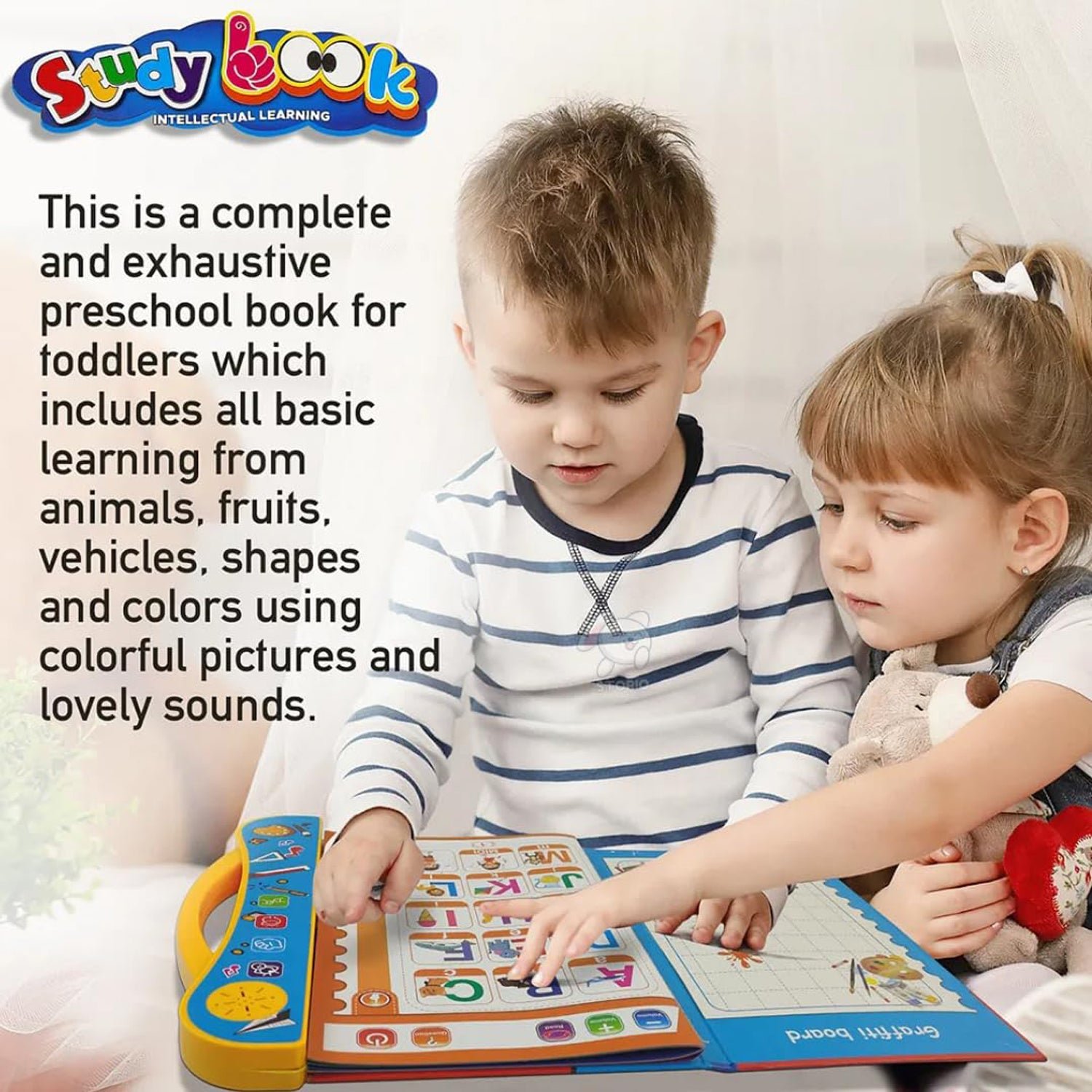 Interactive Learning Book for Kids – Sound & Phonics Fun