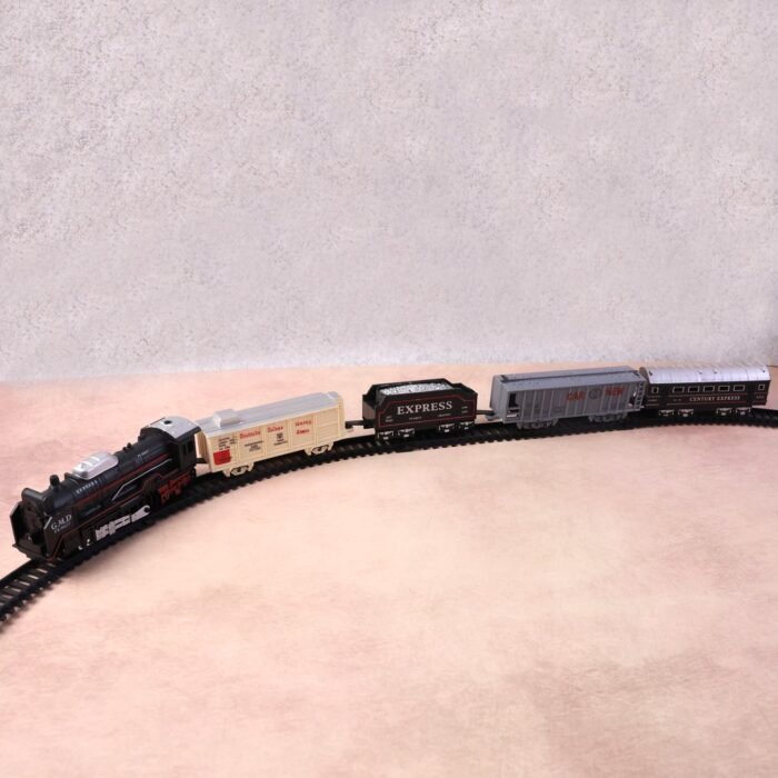 Battery Operated Toy Train Set – 19-Piece Track Playset for Kids
