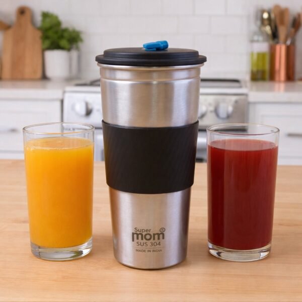 Stainless Steel Travel Tumbler – Leak-Resistant, 500ml Capacity