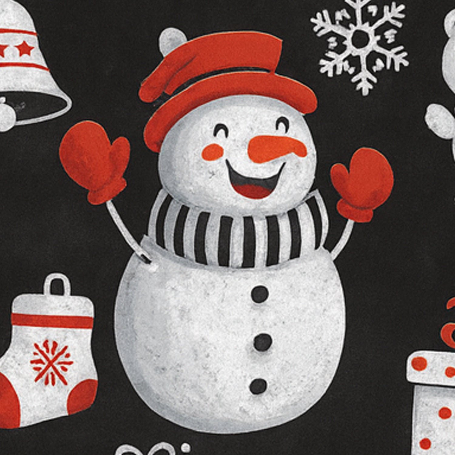 Christmas Wall Sticker – Vibrant 90x60 cm Festive Decor