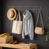 Heavy Duty Wall Mounted Hook Rack – Durable Stainless Steel Organizer