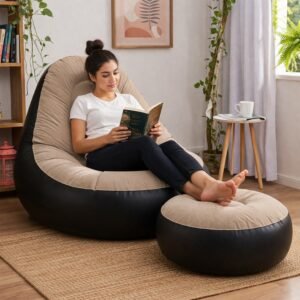 Inflatable Air Sofa Chair Set – Portable & Easy to Inflate for Indoor & Outdoor Relaxation