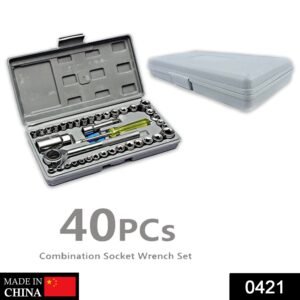 Socket Toolkit – 40-Piece Home & Auto Repair Set | Wagtail