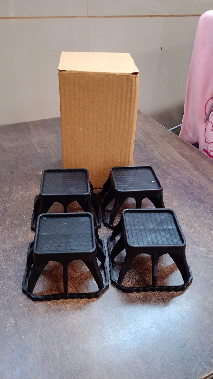 Washing Machine Stand – Durable Plastic 4 Pcs Set | Indo Glow