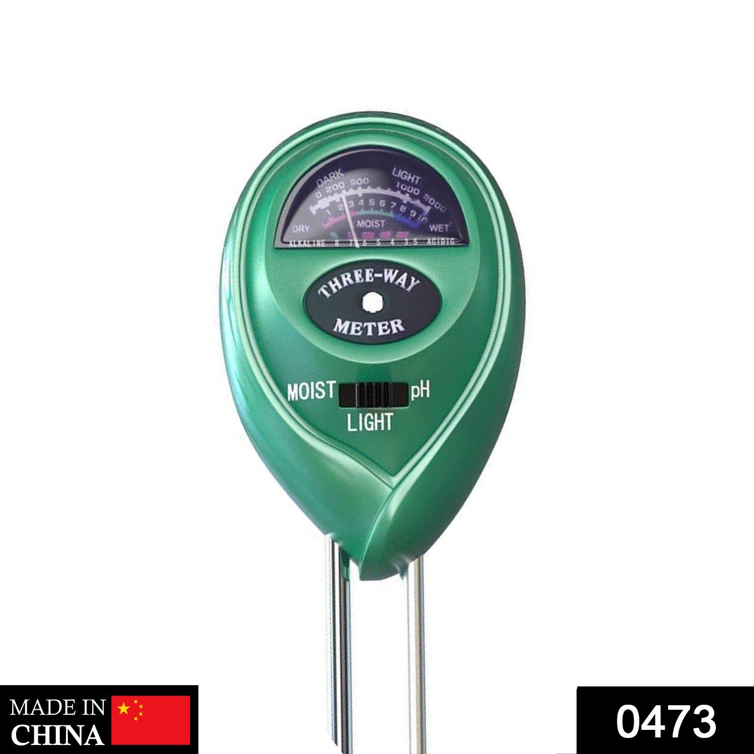 Soil Tester 3-in-1 for Moisture, pH & Sunlight | Grow Vanta