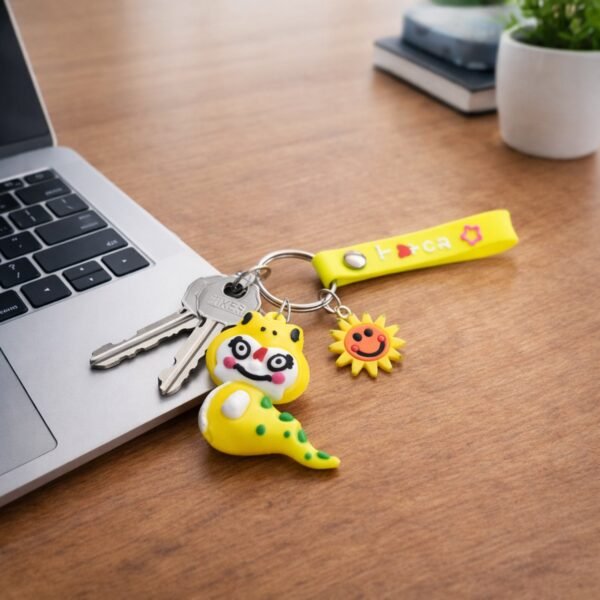 Cute Dinosaur Keychain – Playful Accessory for Bags & Keys