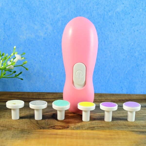 Baby Nail Trimmer – Safe Electric Manicure Set with 6 Grinding Heads