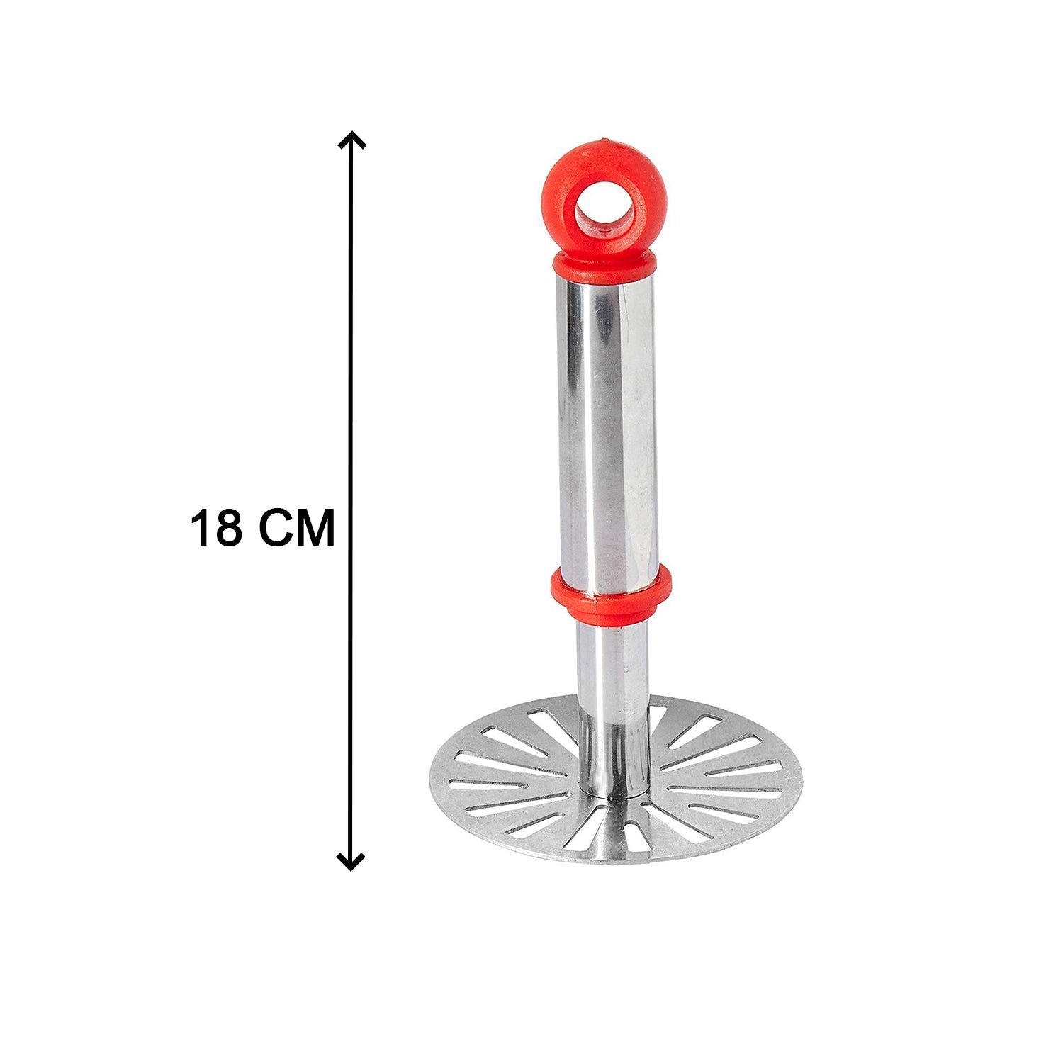 Potato Masher – Stainless Steel with Plastic Handle | Ganesh