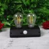 Solar LED Lamp – Double Bulb Outdoor Garden Light | Indo Glow
