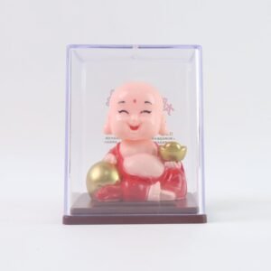 Solar Buddha Car Ornament – Moving Head Dashboard Decor | PowerXpert