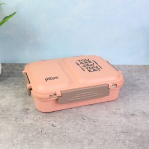 Stainless Steel Lunch Box – 2 Partition Leak-Proof Tiffin