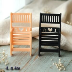Mini Chair Mobile Phone Stand – Foldable & Portable Holder