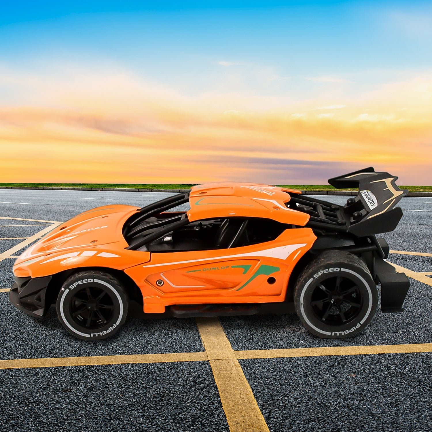 Metal RC Supercar – High-Speed Remote Control Racing Car