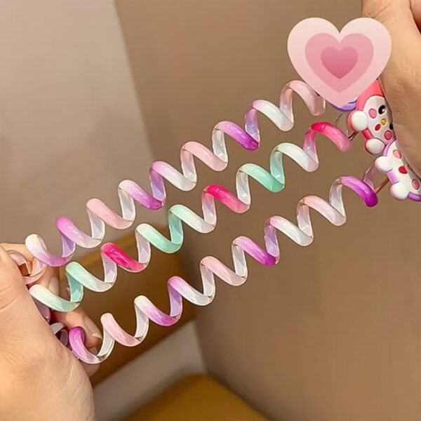 Telephone Wire Hairbands for Kids – Colourful & Gentle | Calm & Curl