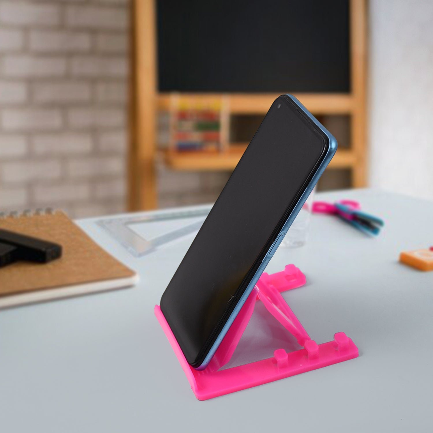 Adjustable Plastic Mobile Phone Stand – Foldable & Portable Holder