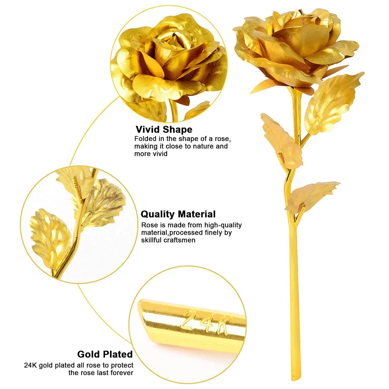 Valentine Gift Box – Heart Light, Chocolates & Golden Flower | Giftoiza