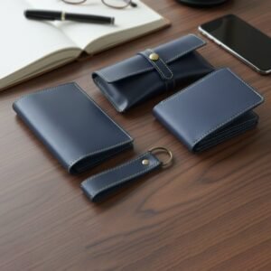 Men's Wallet Gift Set – Complete 4-in-1 Leather Combo for Men