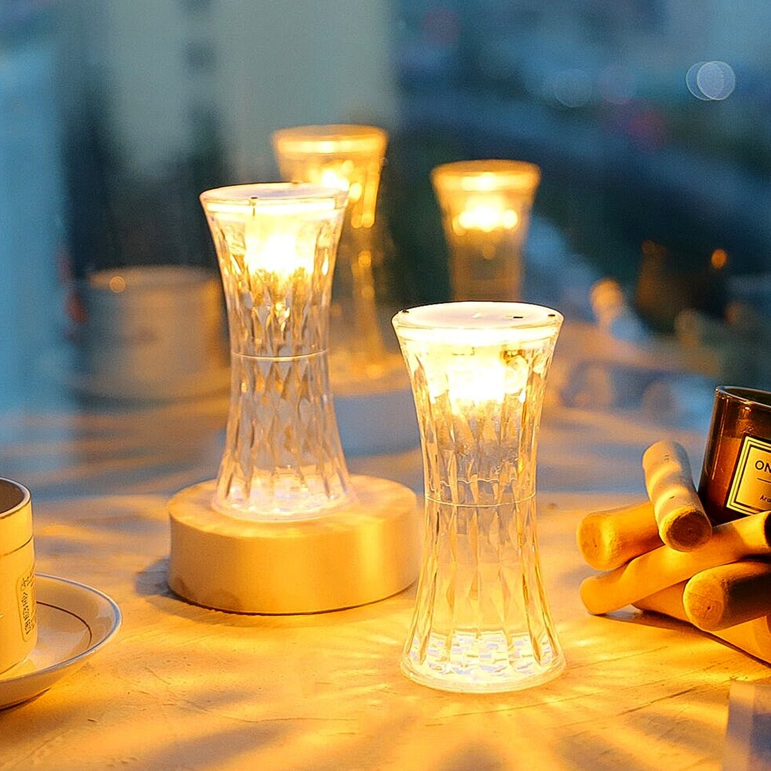 Crystal Night Light Lamp – Soft Lighting & Eye Protection | Indo Glow
