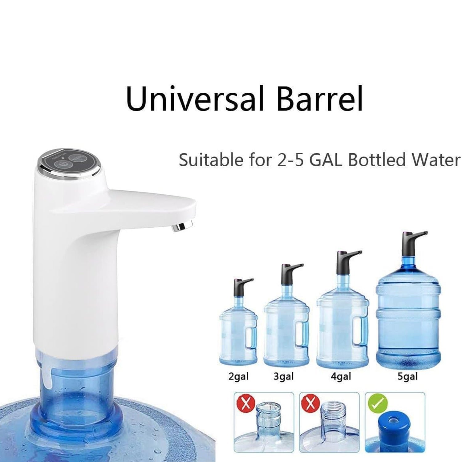Portable Water Dispenser – Quiet USB Electric Pump for Home | FERVENT