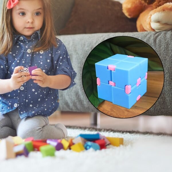 Infinity Cube Fidget Toy – Stress Relief & Focus Enhancer