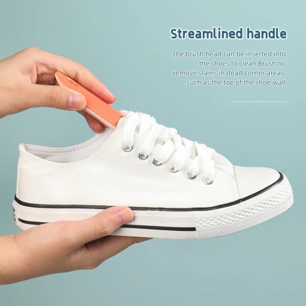 Shoe & Clothes Cleaning Brush – Soft Bristle Scrubber | Velvet Wipe