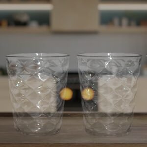 Pyramid Glass – 300 ML Unbreakable Plastic Tumbler