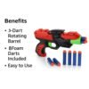 Soft Bullet Gun Toy – Safe Manual Dart Blaster for Kids Play