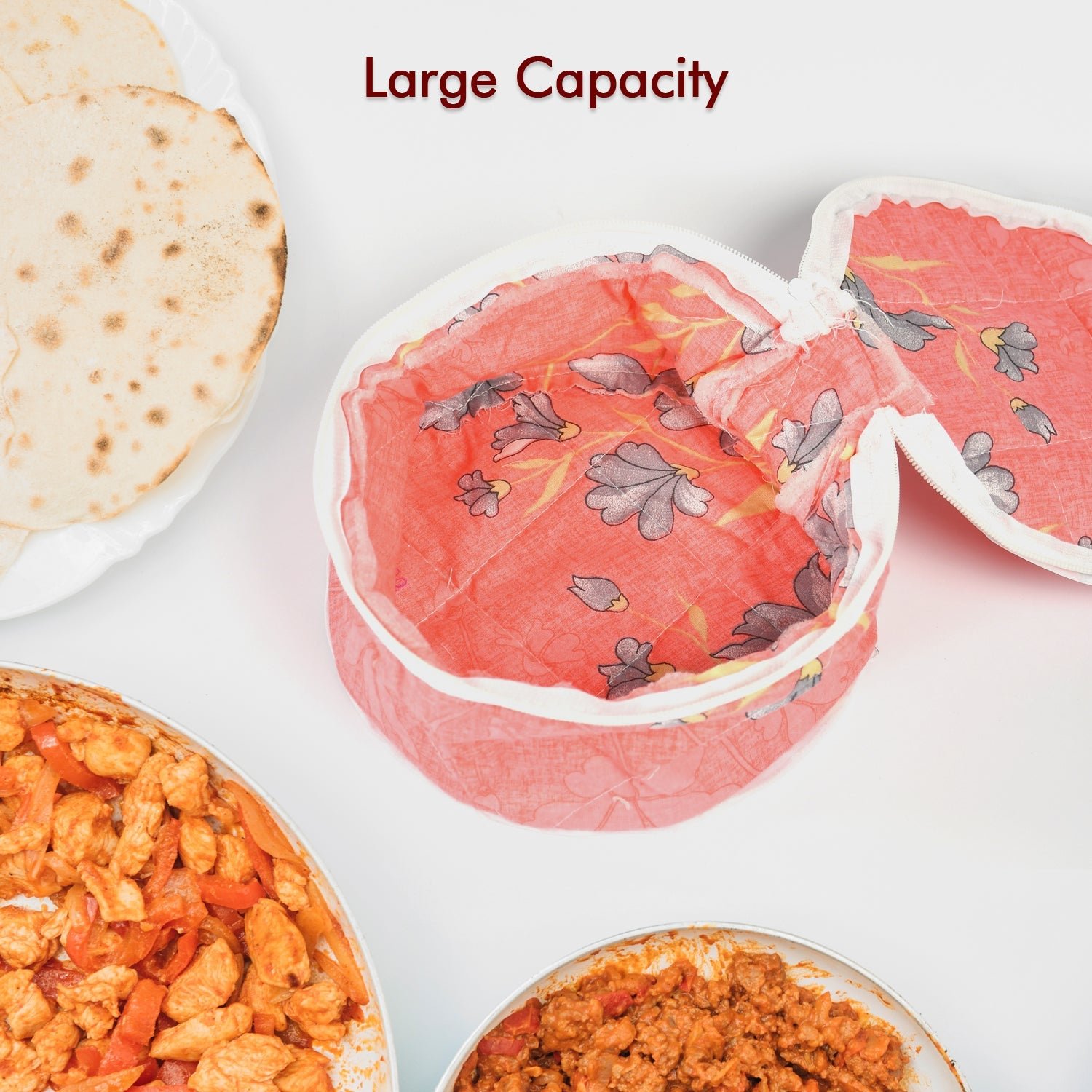 Chapatti Box – Washable Cotton Roti Casserole | Lunchie Bunchie