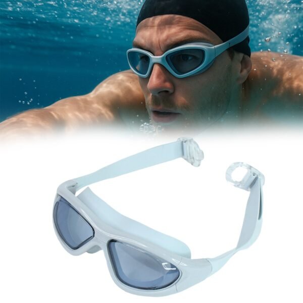 Wide Vision Swimming Goggles – UV Protection & Anti-Fog Lens