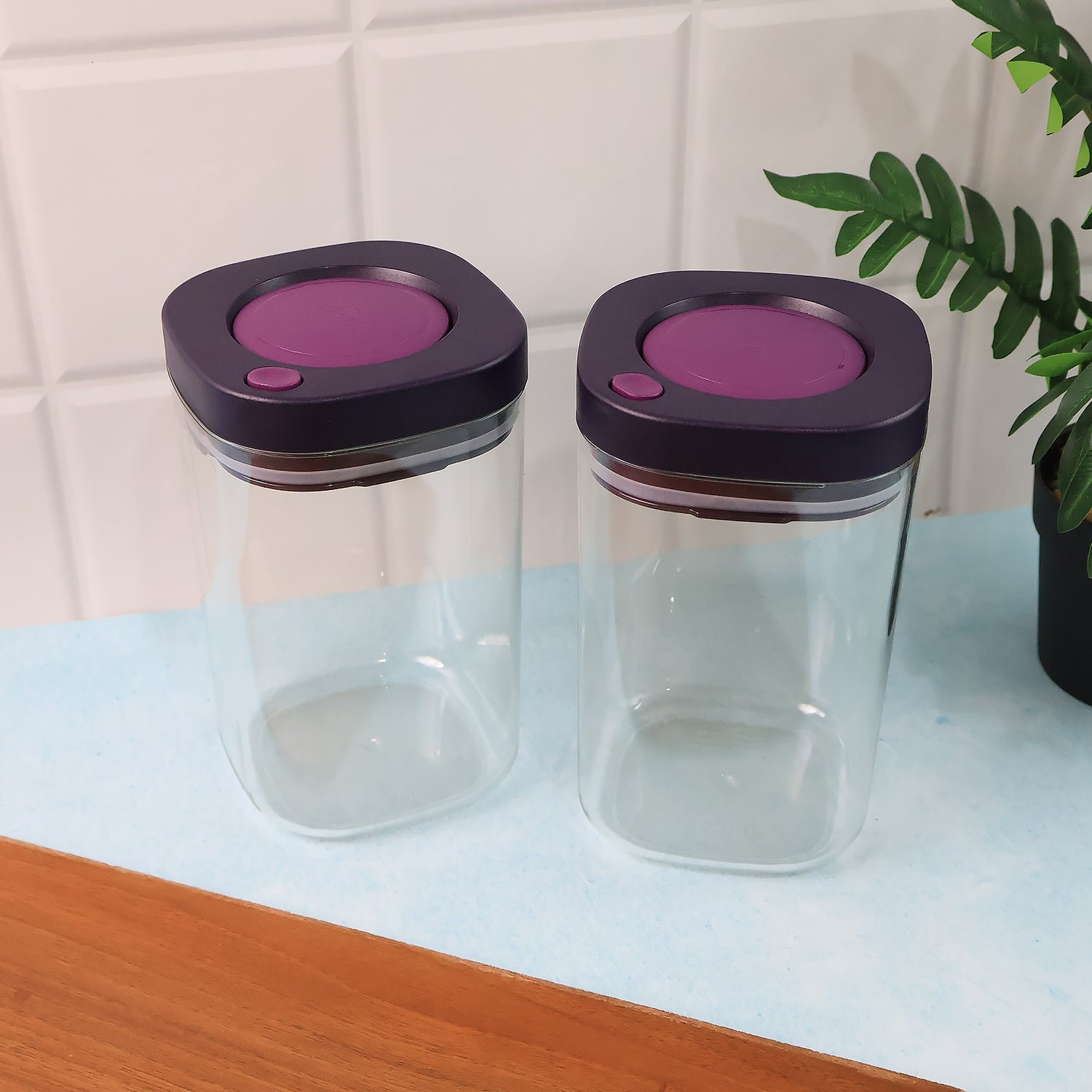 Airtight Kitchen Storage Containers – 2 Pc Set 1200ml Each