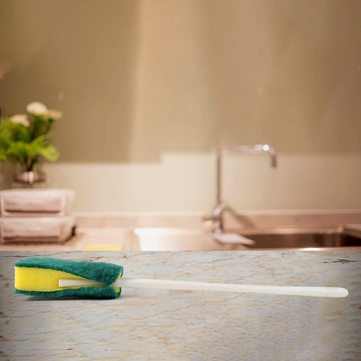 Long Handle Bottle Cleaning Brush – Deep Clean with Scratch-Free Design