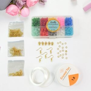 DIY Jewellery Making Kit – Complete Set with Colorful Beads & Accessories