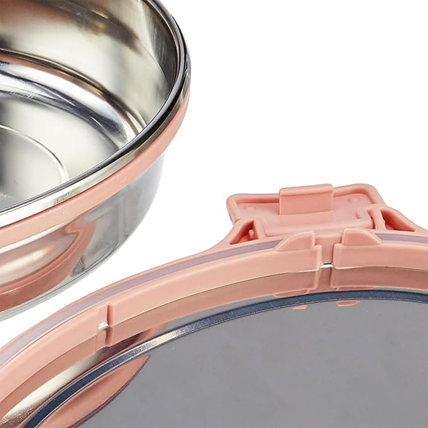 Stainless Steel Lunch Box Set – Leakproof & Durable 2-Piece