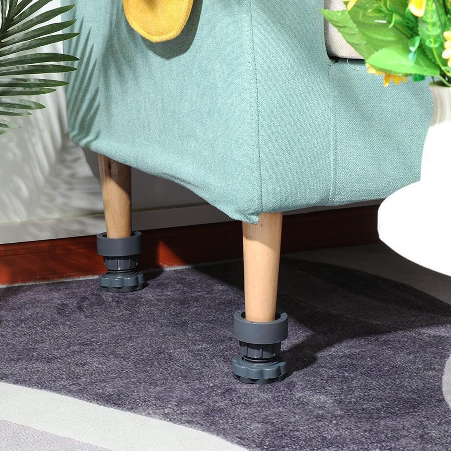 Washing Machine Anti-Vibration Pads – Adjustable Non-Slip Feet | GlimmerHome