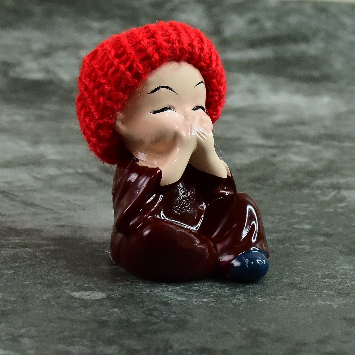 Resin Monk Buddha Showpiece Set of 4 – Spiritual Home Decor