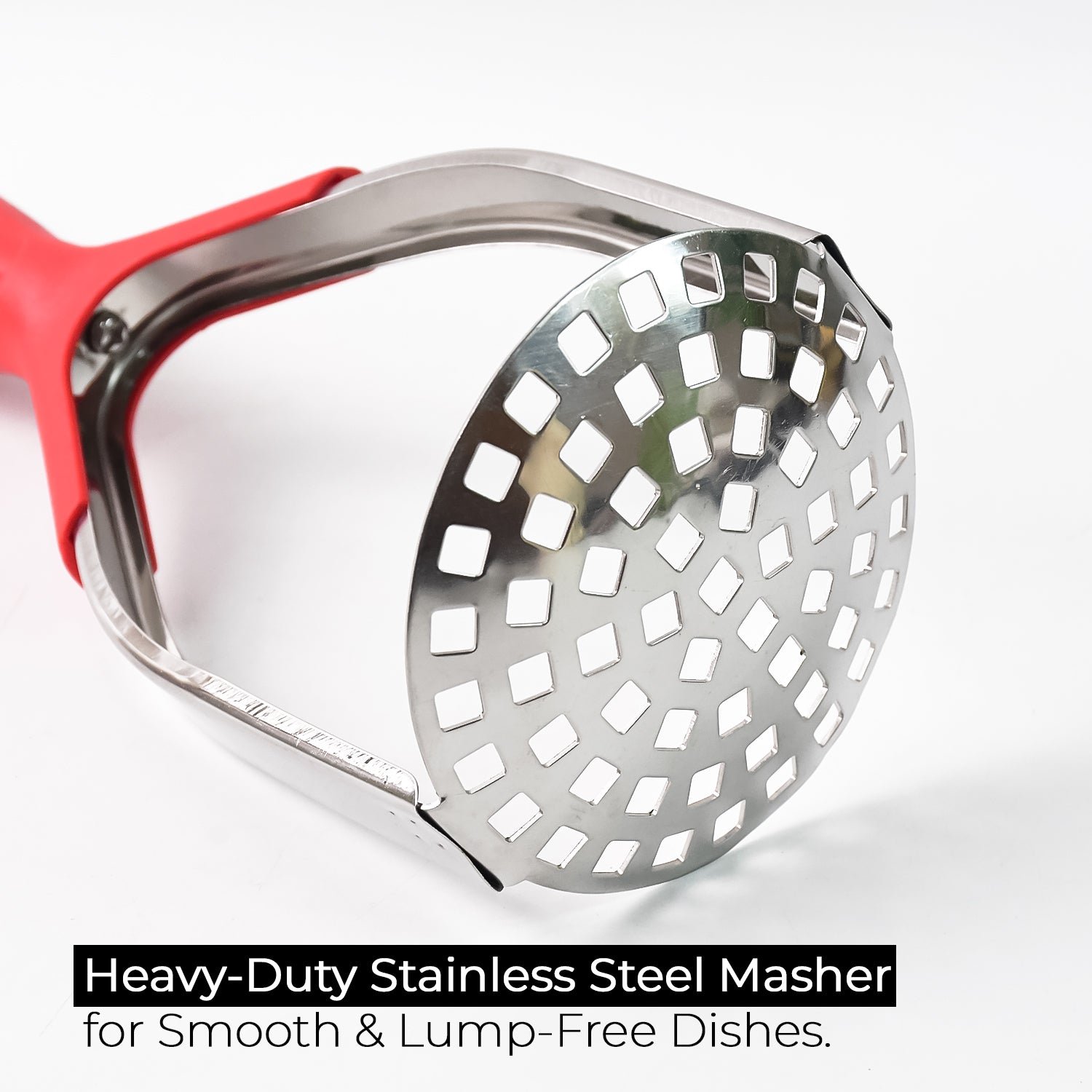 Kitchen Food Masher – Heavy-Duty, Ergonomic Grip | Supermom
