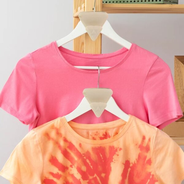 Plastic Triangle Hanger Connector Hook – Space-Saving Wardrobe Organizer