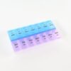 Weekly Pill Organizer – 14 Compartments with Snap Lids