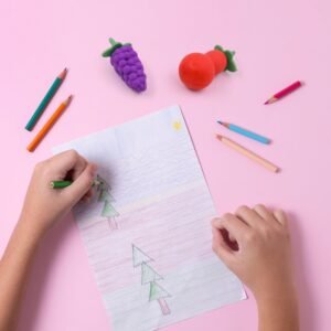 Fancy Erasers for Kids – 3D Mix Design Colorful Set | Writezo