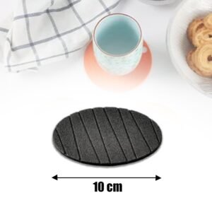 Silicone Coasters (6 Pcs) – Heat-Resistant Round Mats | Styleva