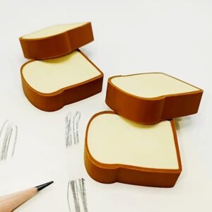 Toast Bread Eraser – Cute 3D Food Design for Kids | TinyTrendy