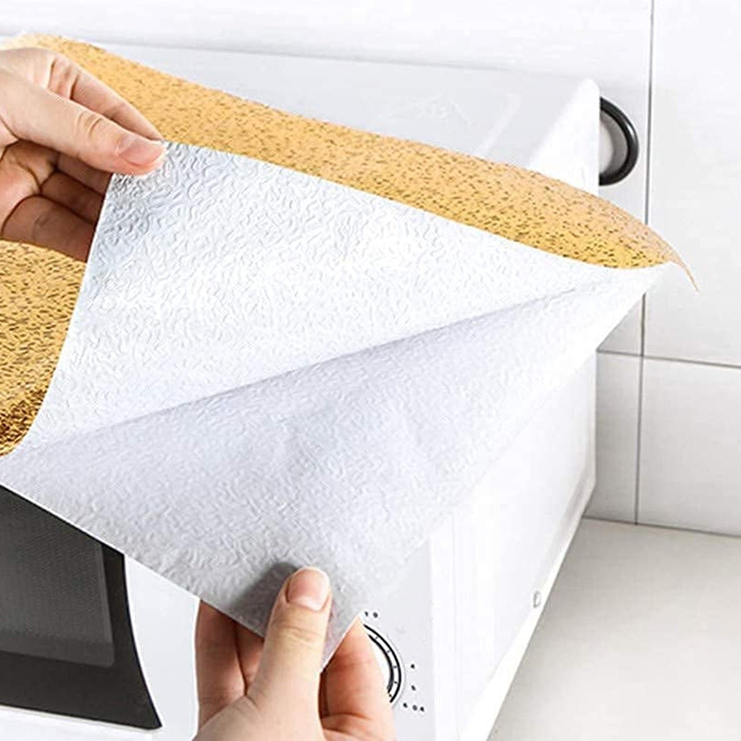 Aluminum Foil Sticker – Oil-Proof, Waterproof Kitchen Wallpaper | Styleva