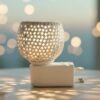 Star Cut Glass Aroma Diffuser – Elegant Plug-In Night Lamp