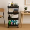 Movable Storage Rack Trolley – 4-Layer Heavy Duty Organizer