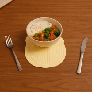 Silicone Leaf Coaster Set – Heat-Resistant & Anti-Slip Protection