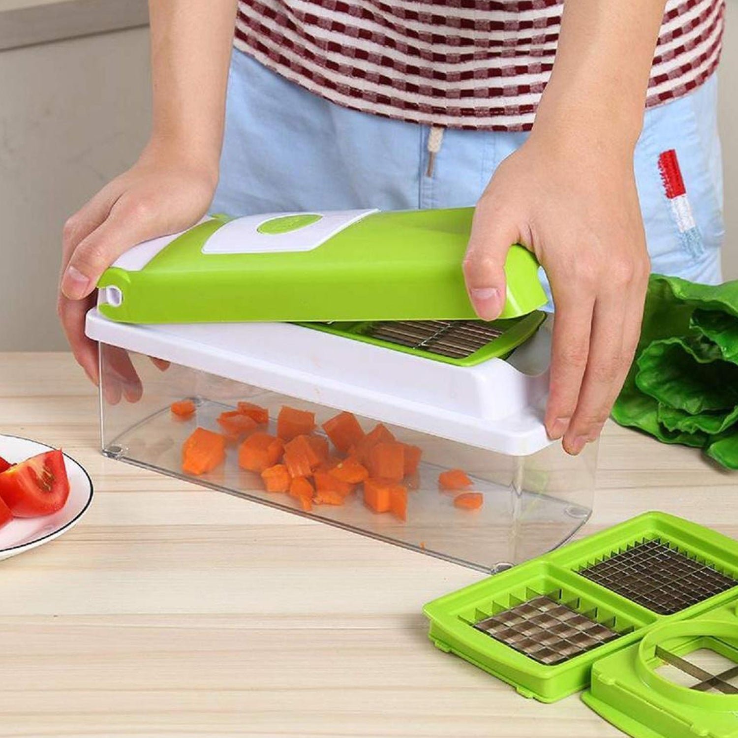 04_35dc22f3-e8a3-4d37-86d9-4d7ede737dd2 Manual Vegetable Slicer – 13-in-1 Multi-Cutter | Quickslice