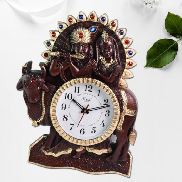Radha Kishan Analog Wall Clock – Stylish Home Decor Accent