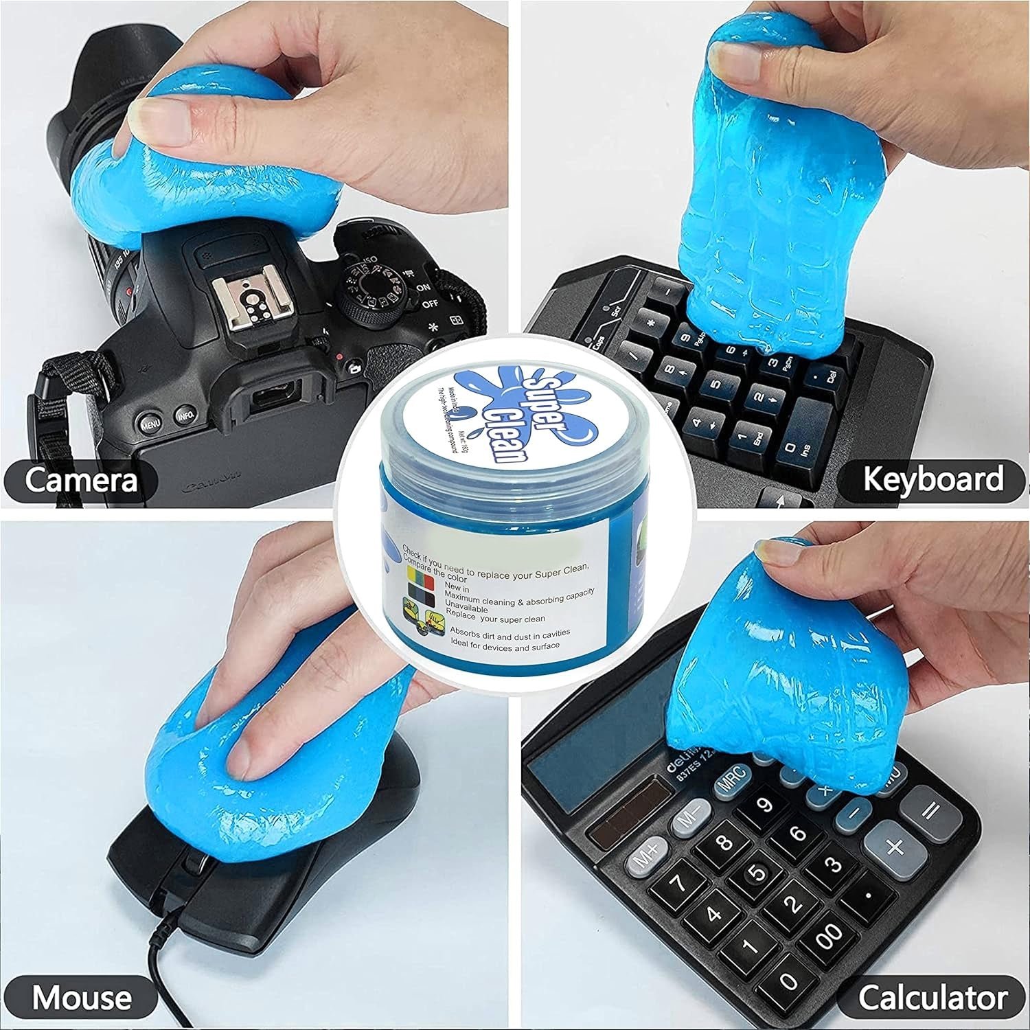 Cleaning Gel – Multi-Surface Dust & Dirt Remover | Velvet Wipe