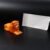 Lion Car Dashboard Toy – Majestic Orange-Gold Ornament with Adhesive Base